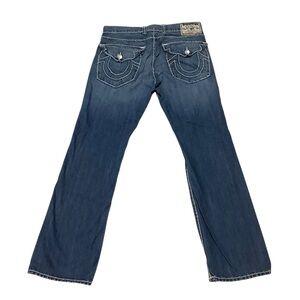 True Religion Men’s Straight Leg Jeans Size 34 x 32 Blue